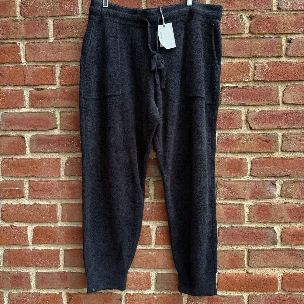 Barefoot Dreams Women's CozyChic Ultra Lite Pull-on Jogger Black 1XP NWT - Picture 4 of 7